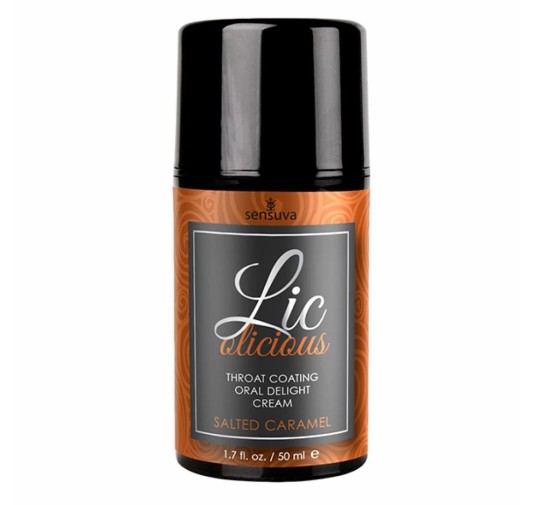 Żel do seksu oralnego - Sensuva Lic-o-licious Salted Caramel 50 ml